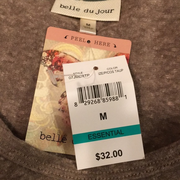 NWT Belle du jour high low Tunic🧡 - Picture 8 of 9